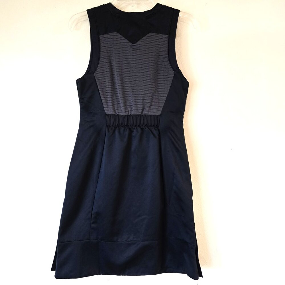 Jordan Utility Capsule Zip Dress Black Grey Mesh Snap Hem Small - Picture 5 of 16